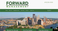 Desktop Screenshot of forwardapartments.com